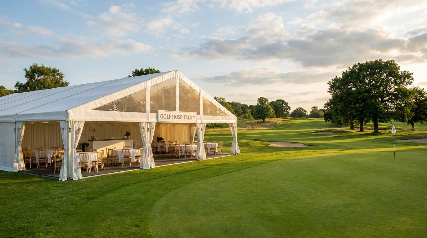 Golf hospitality Marquee event