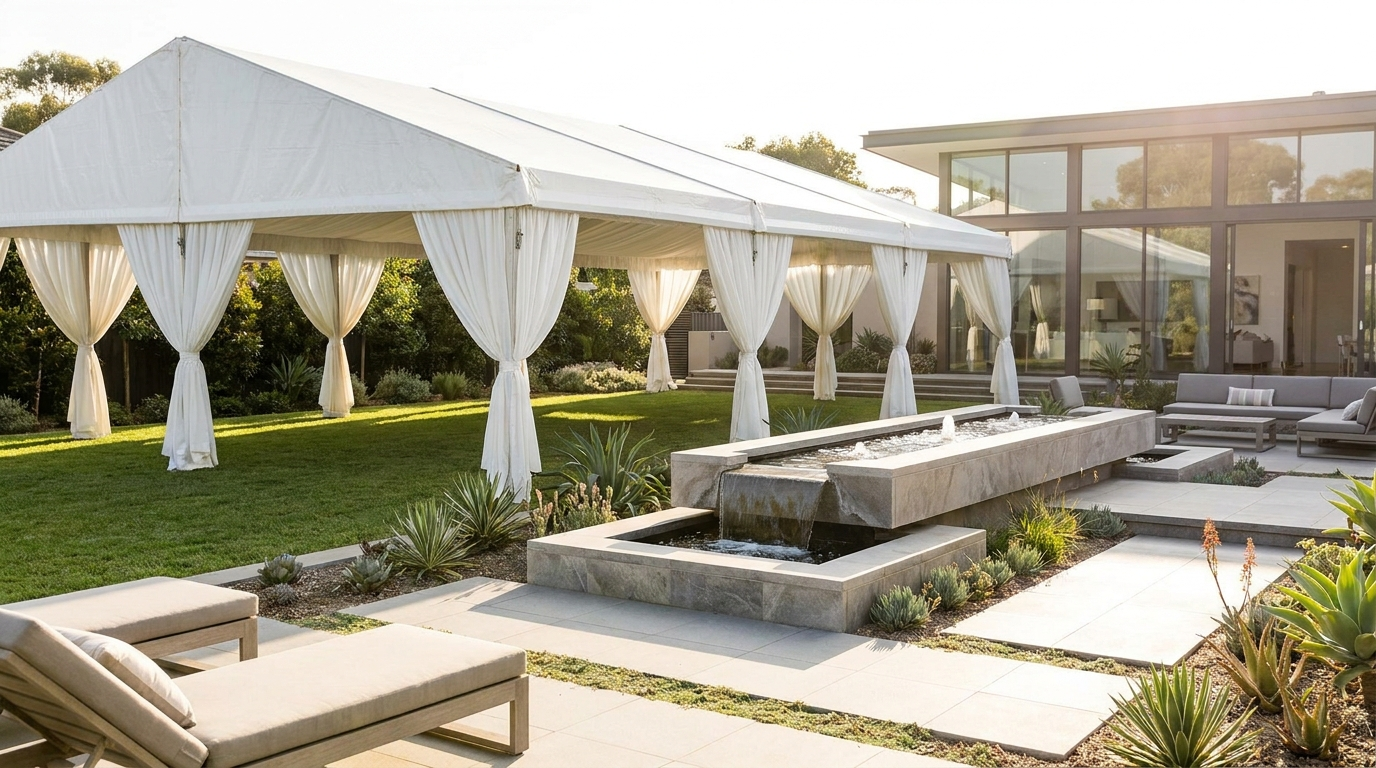 Canopy Marquee structure hire London Essex