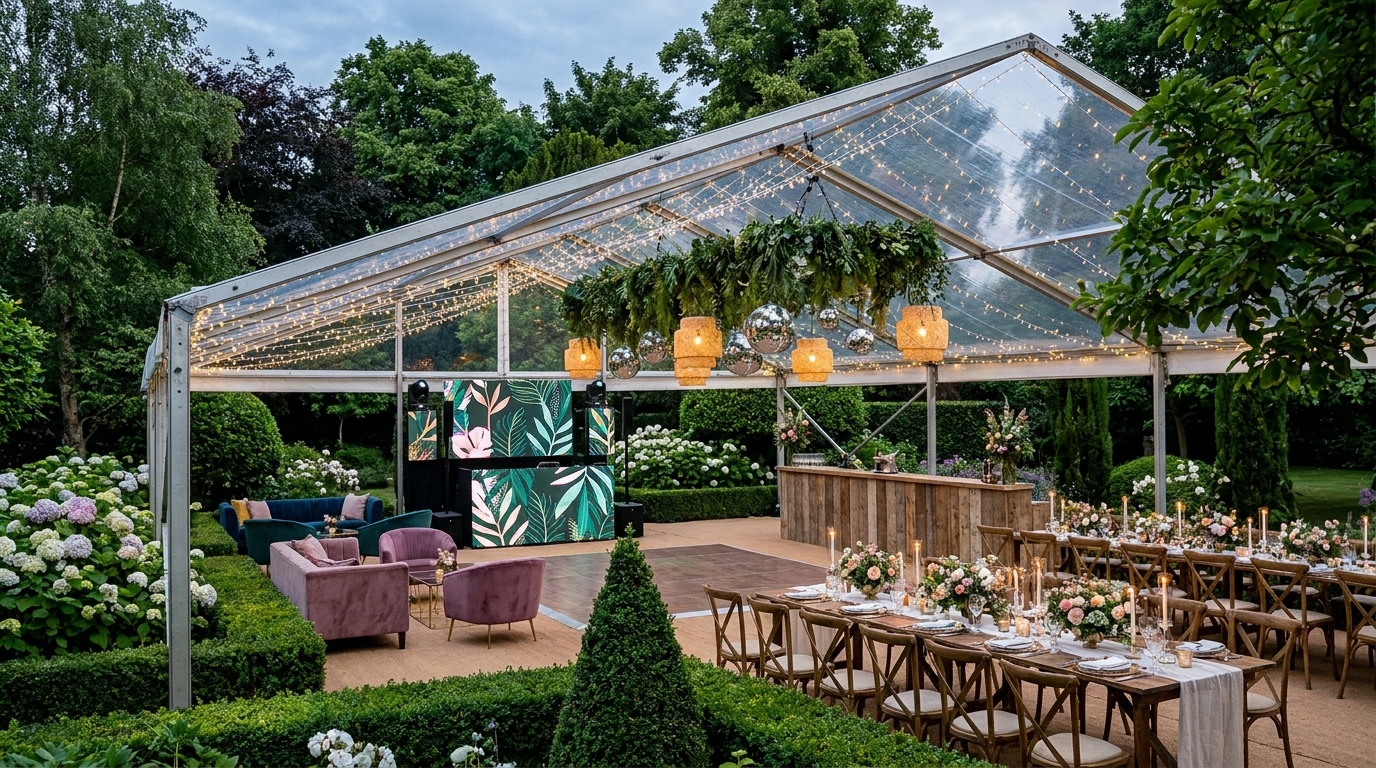 Garden party Marquee hire East London